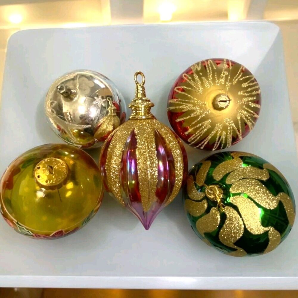 Christmas Tree Ornament Lot Holiday Decor Italy W. Germany Korea Vintage Retro